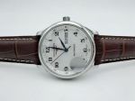 Replica Swiss Longines Master Watch L636.5 SS White Dial Brown Leather